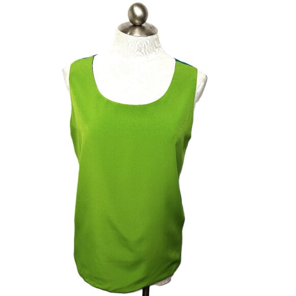 La Chine Classic by Galinda Wang Reversible Sleeveless Two tops in one Vintage - Picture 1 of 8